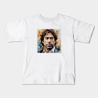 portrait of Javier Bardem Kids T-Shirt